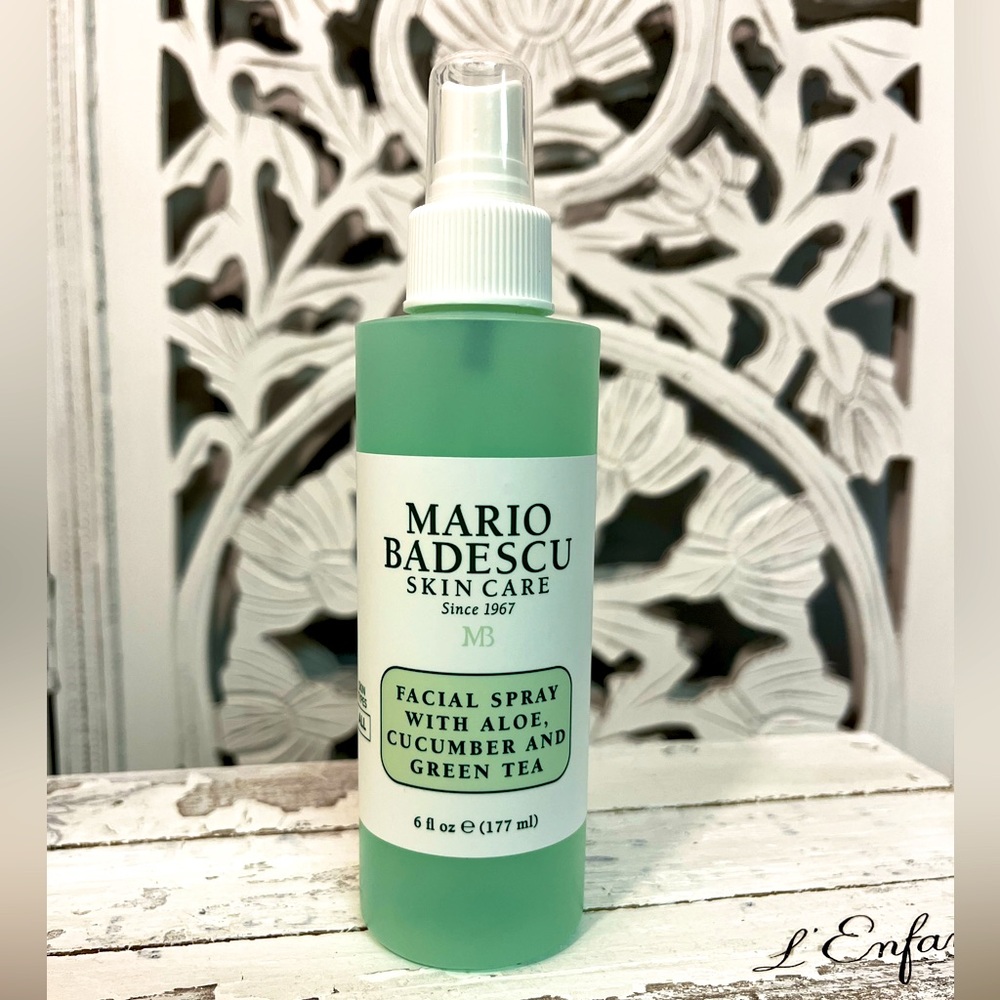 Mario Badescu Skincare Facial Spray with Aloe, Cucumber & Green Tea, New 6 fl oz
